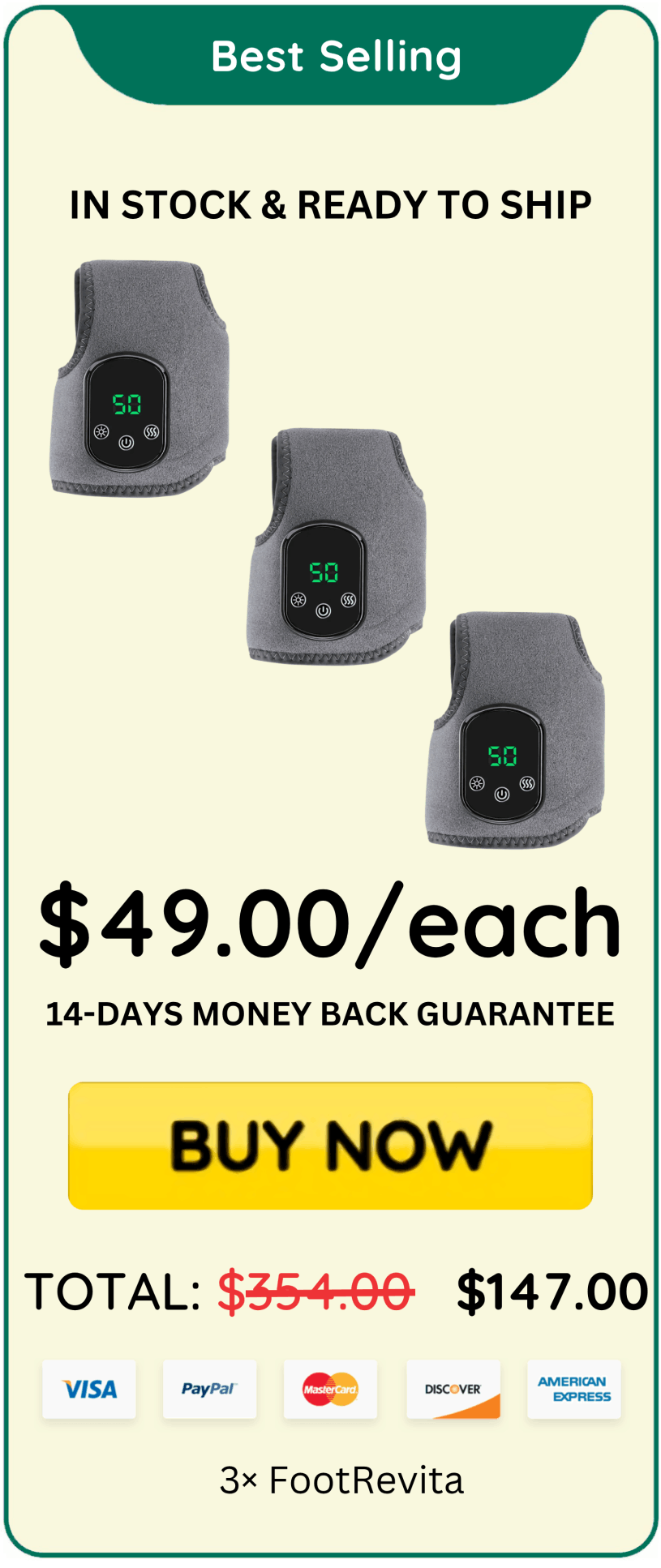 FootRevita offer price 